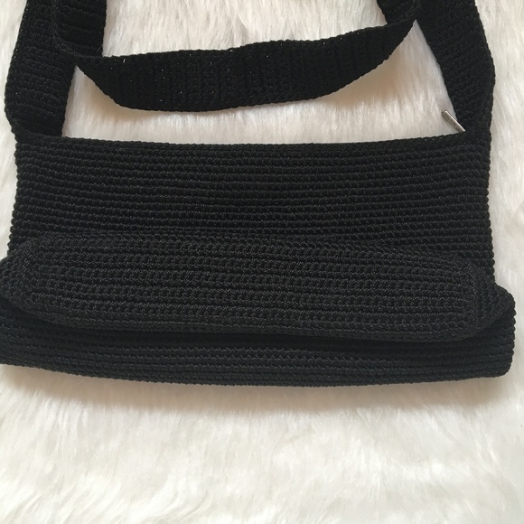 NWOT The Sak Black Crocheted Shoulder Bag - Picture 7 of 10